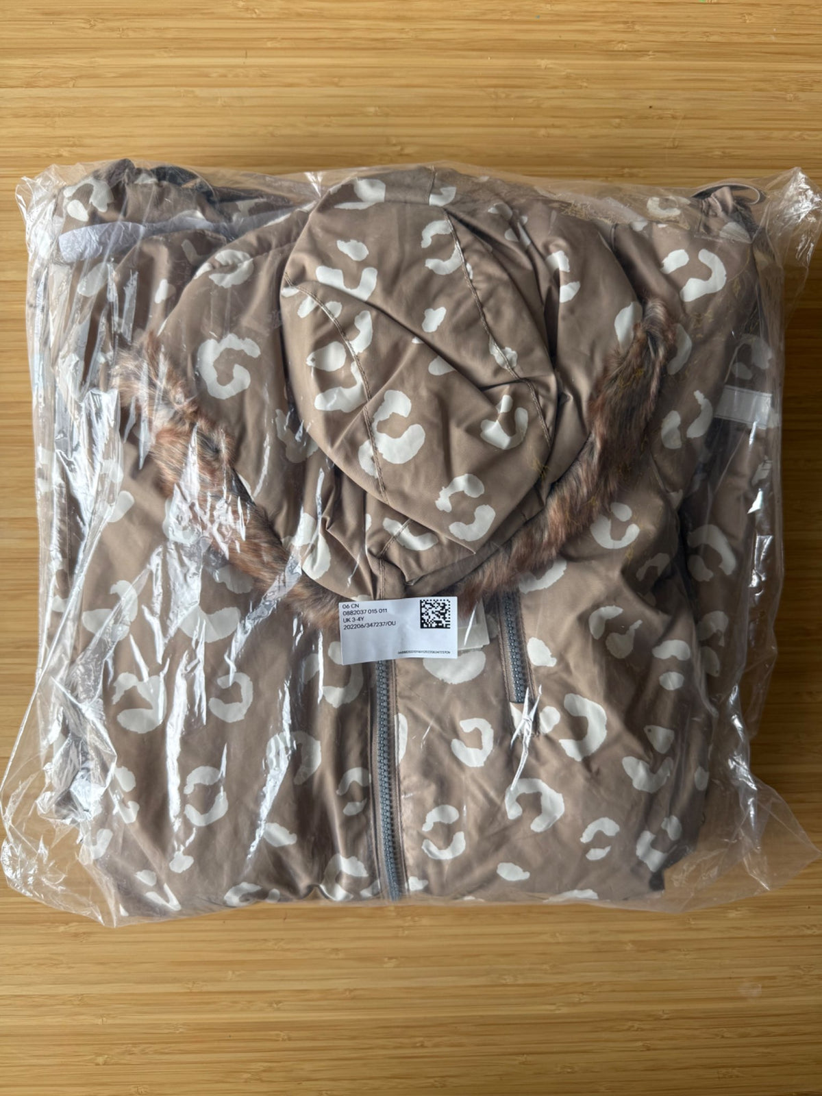 H&M Winter Snowsuit Leopard, Kids 4/4T