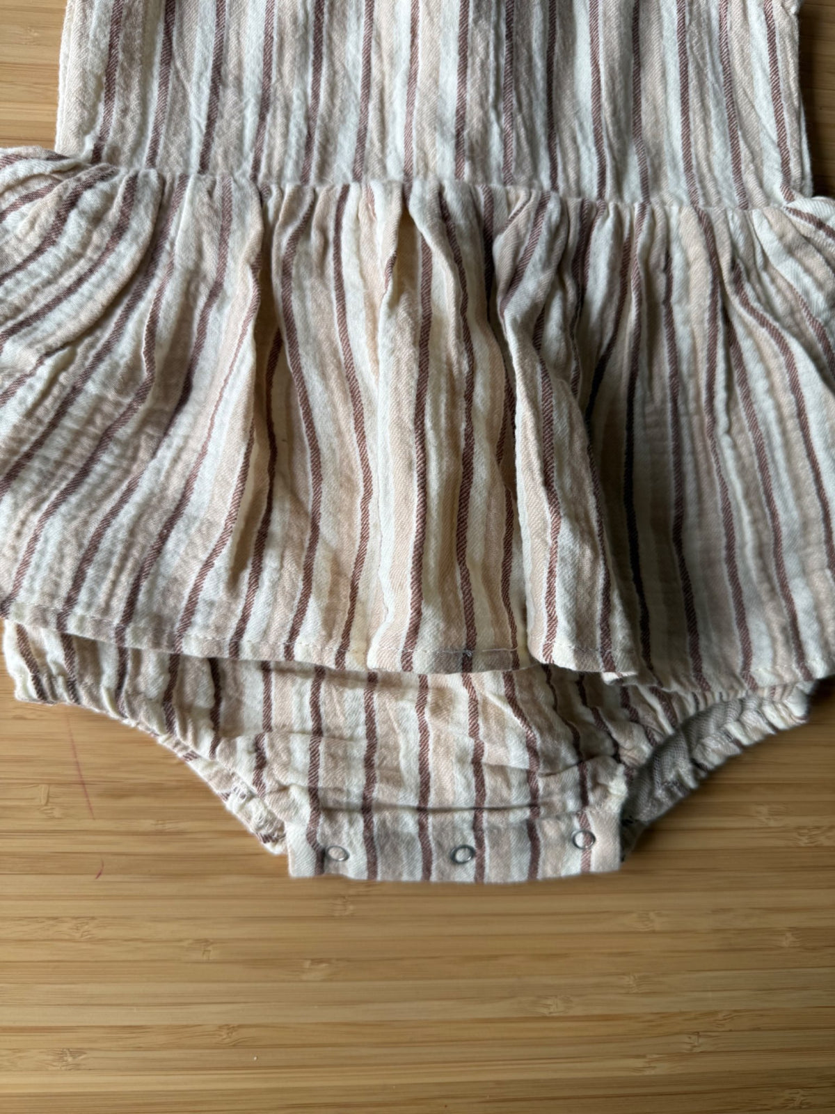 Quincy Mae Romper Dress Striped , Kids 18 Month (12-18M)