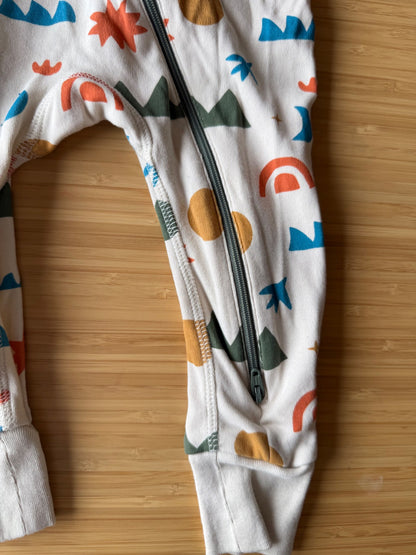 Parade Organics Short Sleeved Onesie, Kids 12 Month (9-12M)
