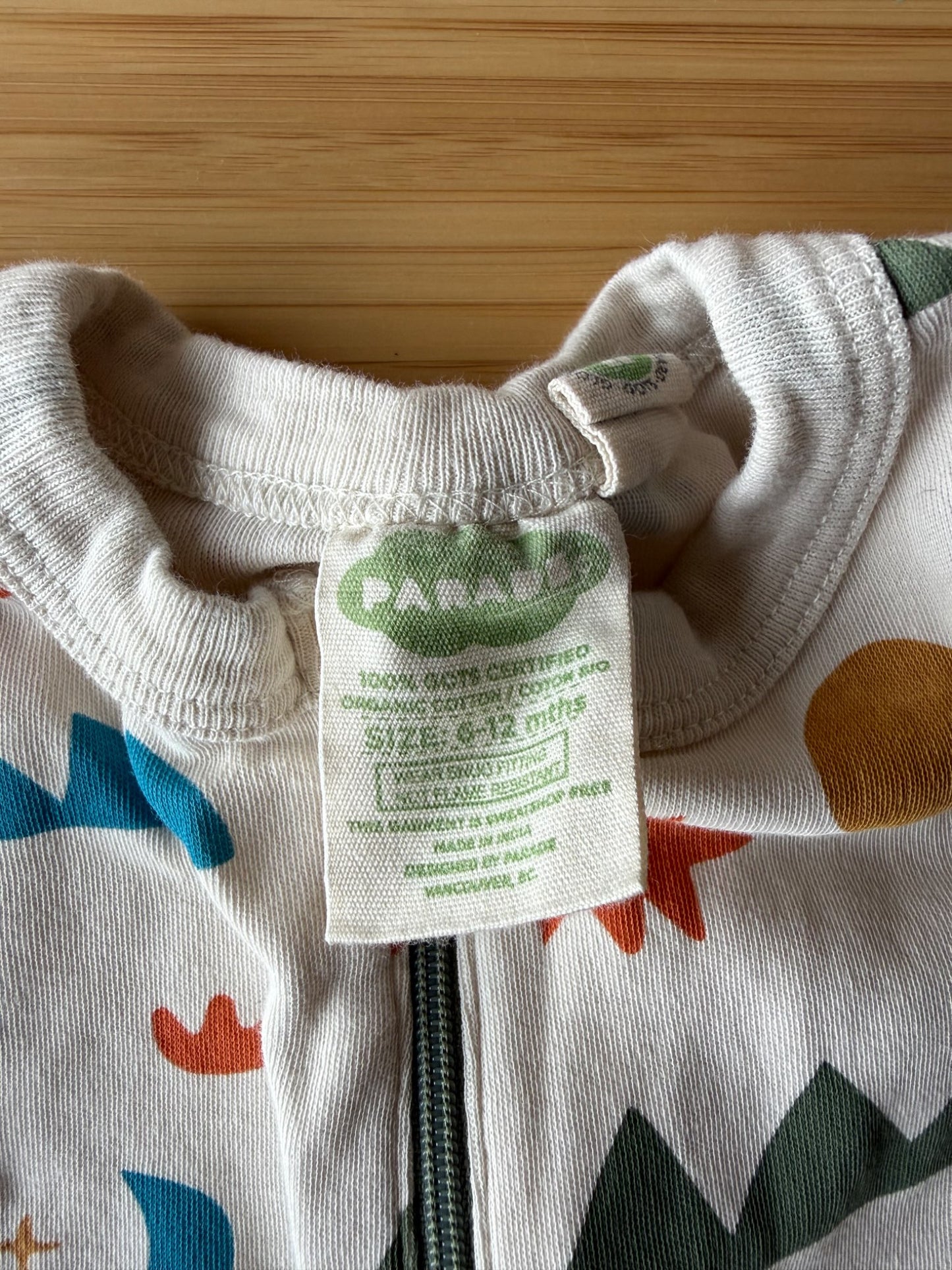 Parade Organics Short Sleeved Onesie, Kids 12 Month (9-12M)
