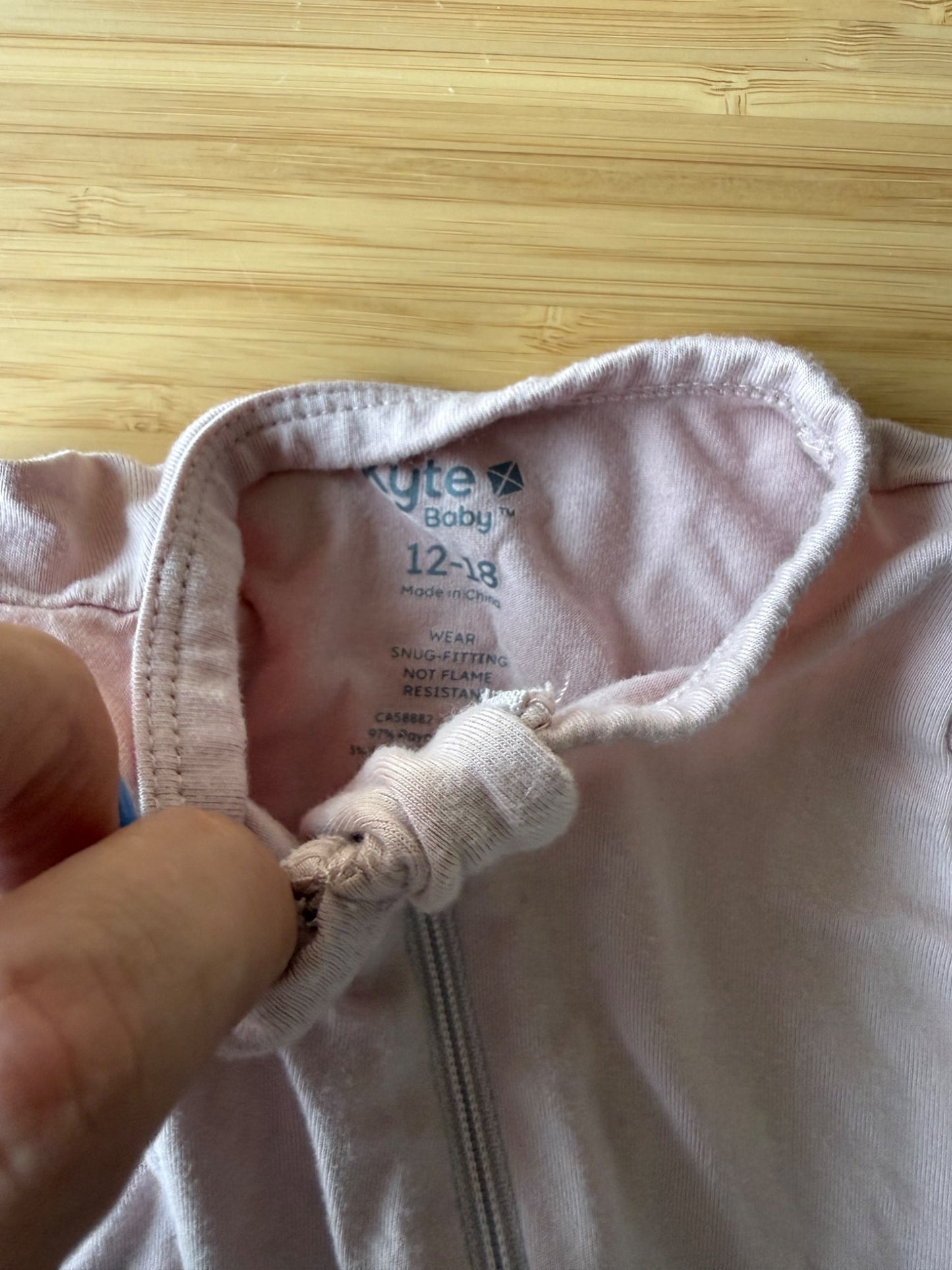 Kyte Baby Pink Sleeper , Kids 18 Month (12-18M)