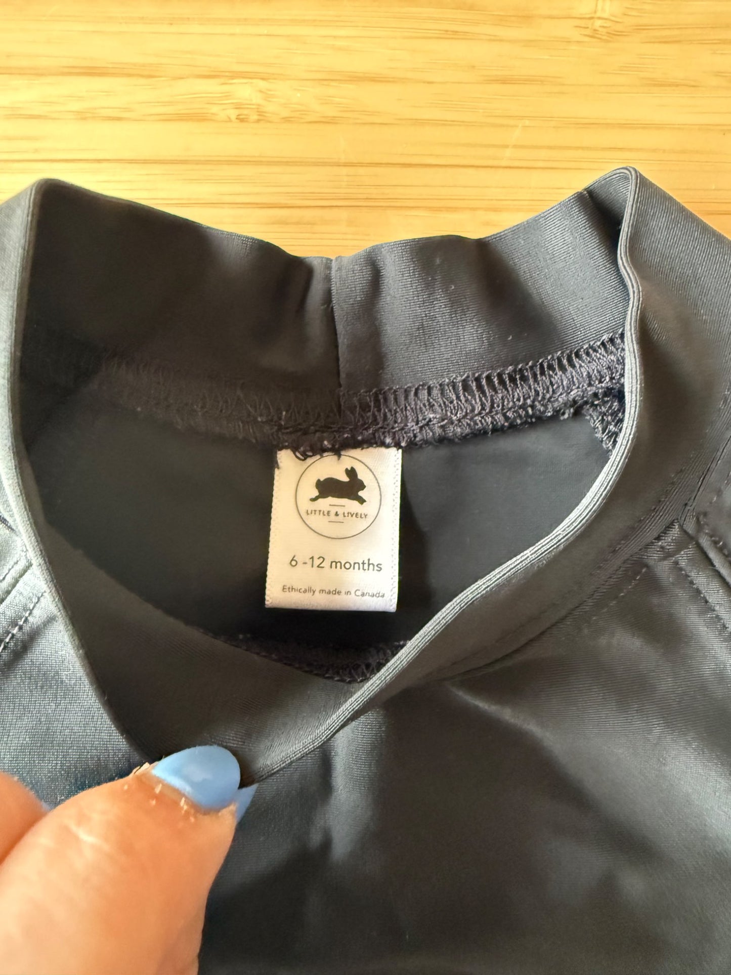 Little & Lively Long Sleeve Swim Shirt Black