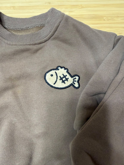 Brown Fishy Sweatsuit, Kids 18 Month (12-18M)