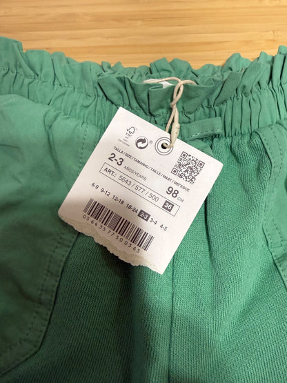 Zara Kids Green Shorts, Kids 3T