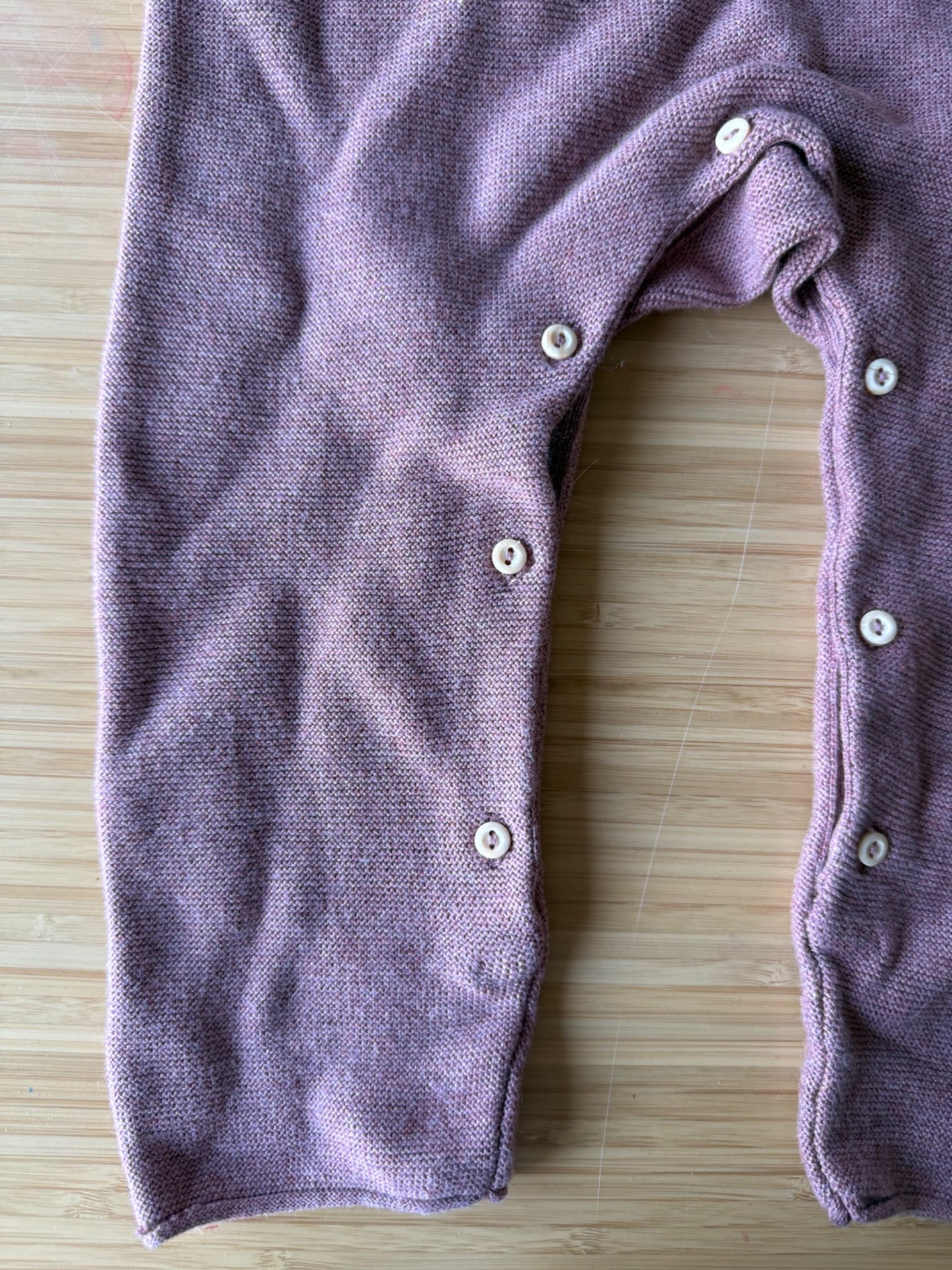 H&M Mauve Knit Romper, Kids 2T