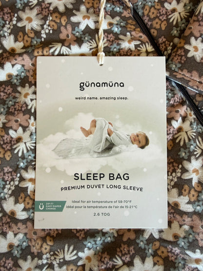 Gunamuna Floral Sleepsack, 6-12 Months (Medium)