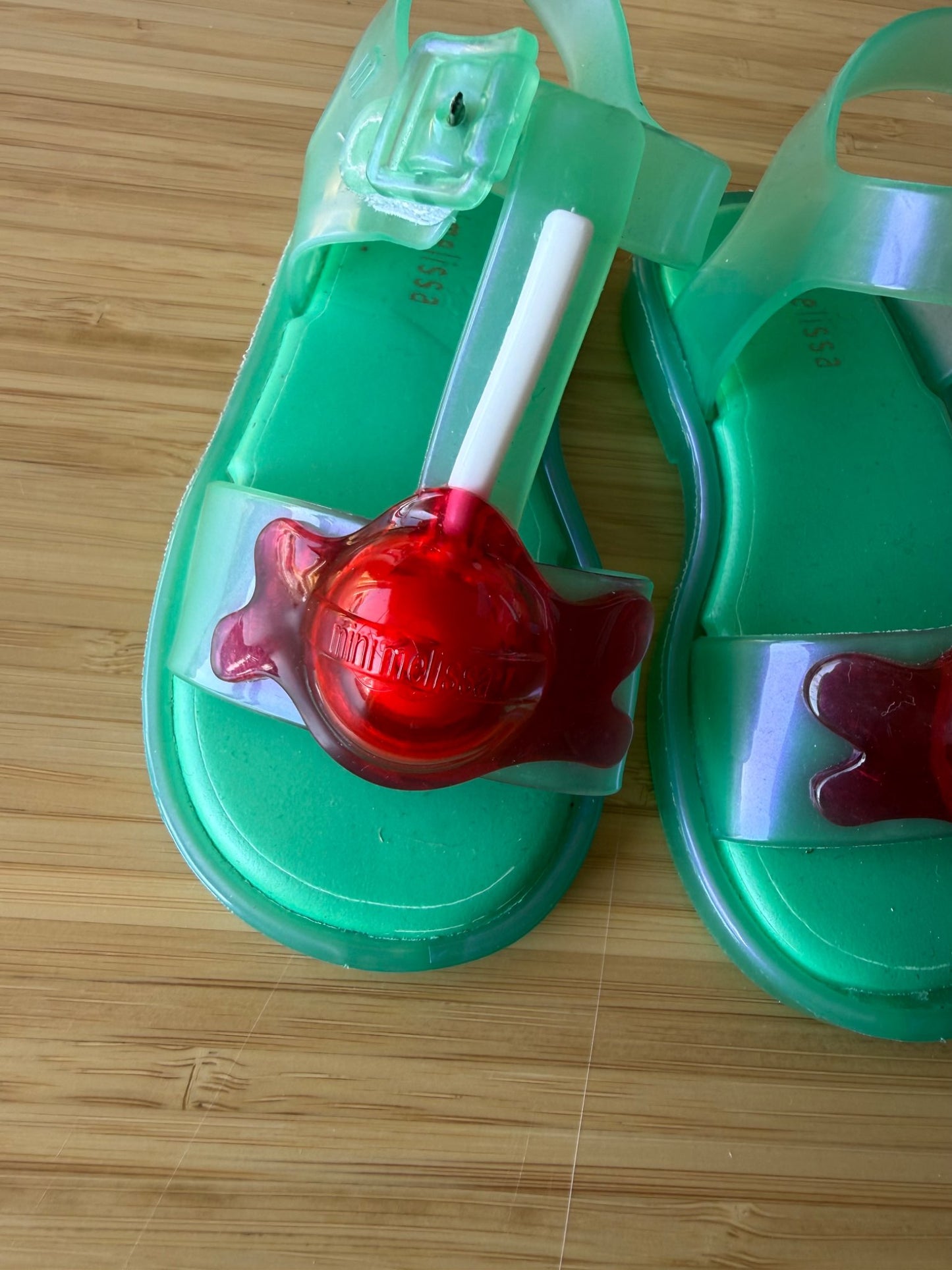 Mini Melissa Lollipop Jelly Shoes, Shoes 7 (Walkers:12-24 mth)