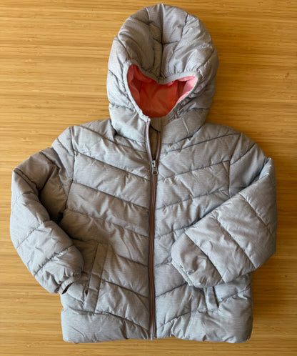 George Grey and Pink Interior Jacket, Kids 5/5T