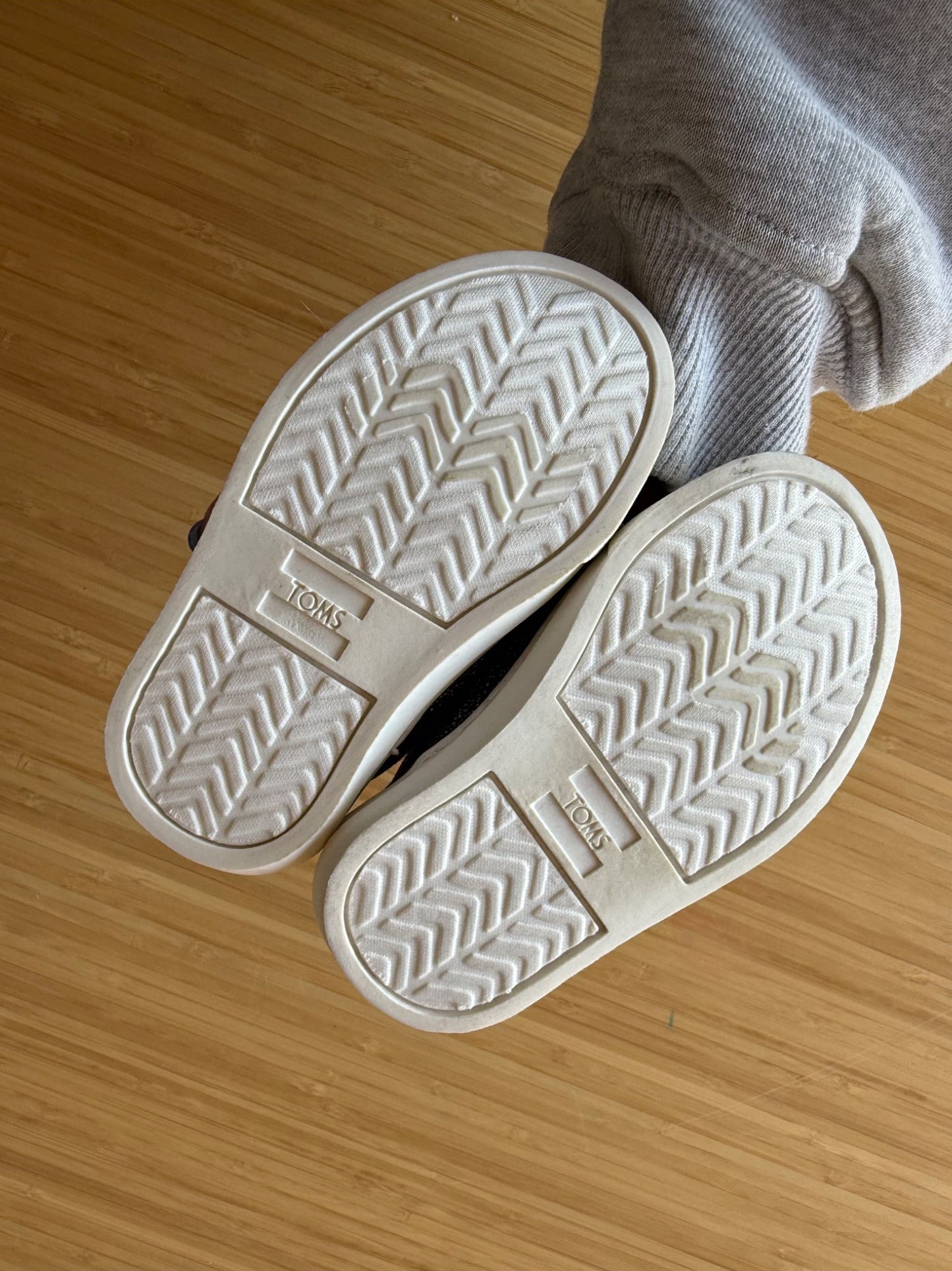 Toms Holographic Velcro Sneakers, Shoes 5 (Walkers:12-24 mth)