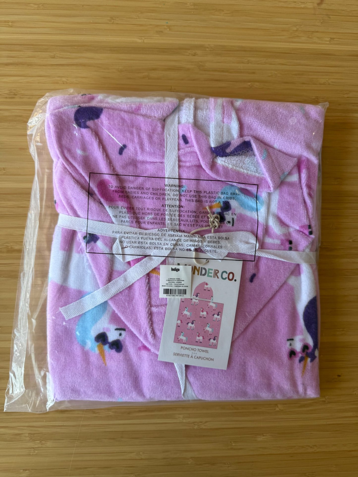 Wonder Co Unicorn Hooded Towel