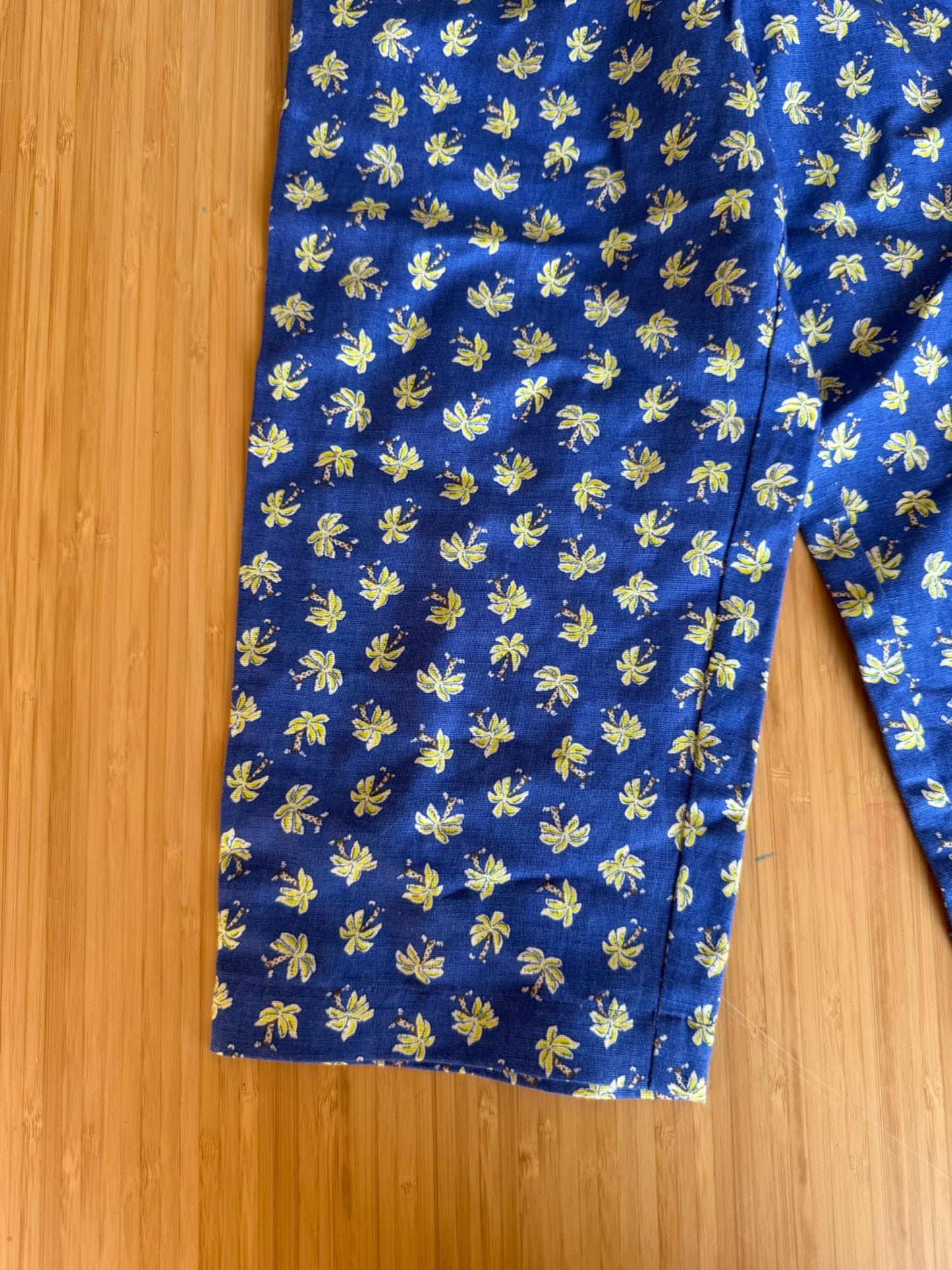 Zara Palm Print Pants , Kids 6/6X