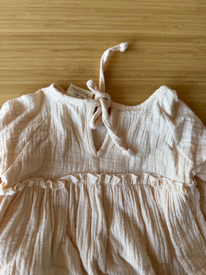 Cream Apenalda Muslin Dress, Kids 18 Month (12-18M)