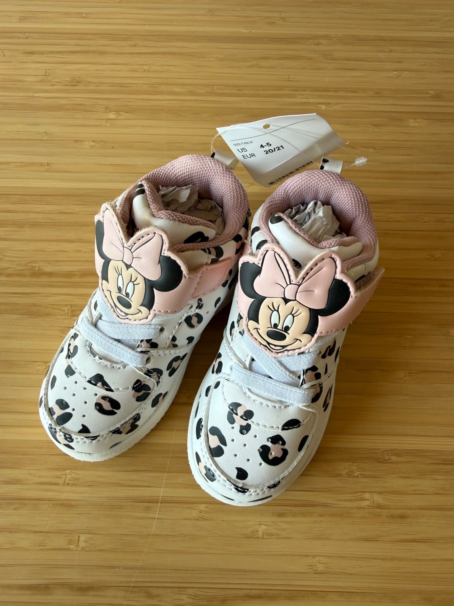 Minnie Mouse H&M Sneakers, Shoes 5 (Walkers:12-24 mth)