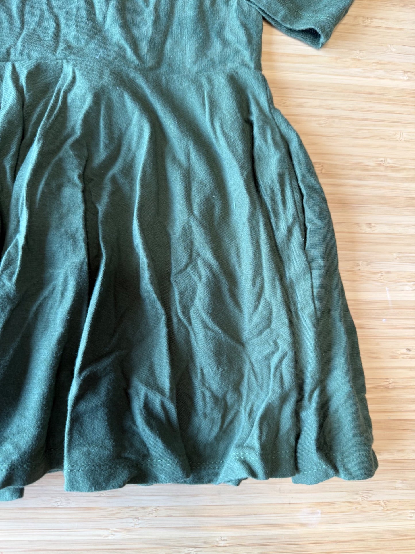 Nest and Nurture Green Dress, Kids 24 Month (18-24M)