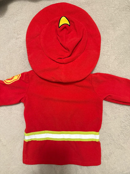 Toddler Firefighter Costume Set, Kids 18 Month (12-18M)