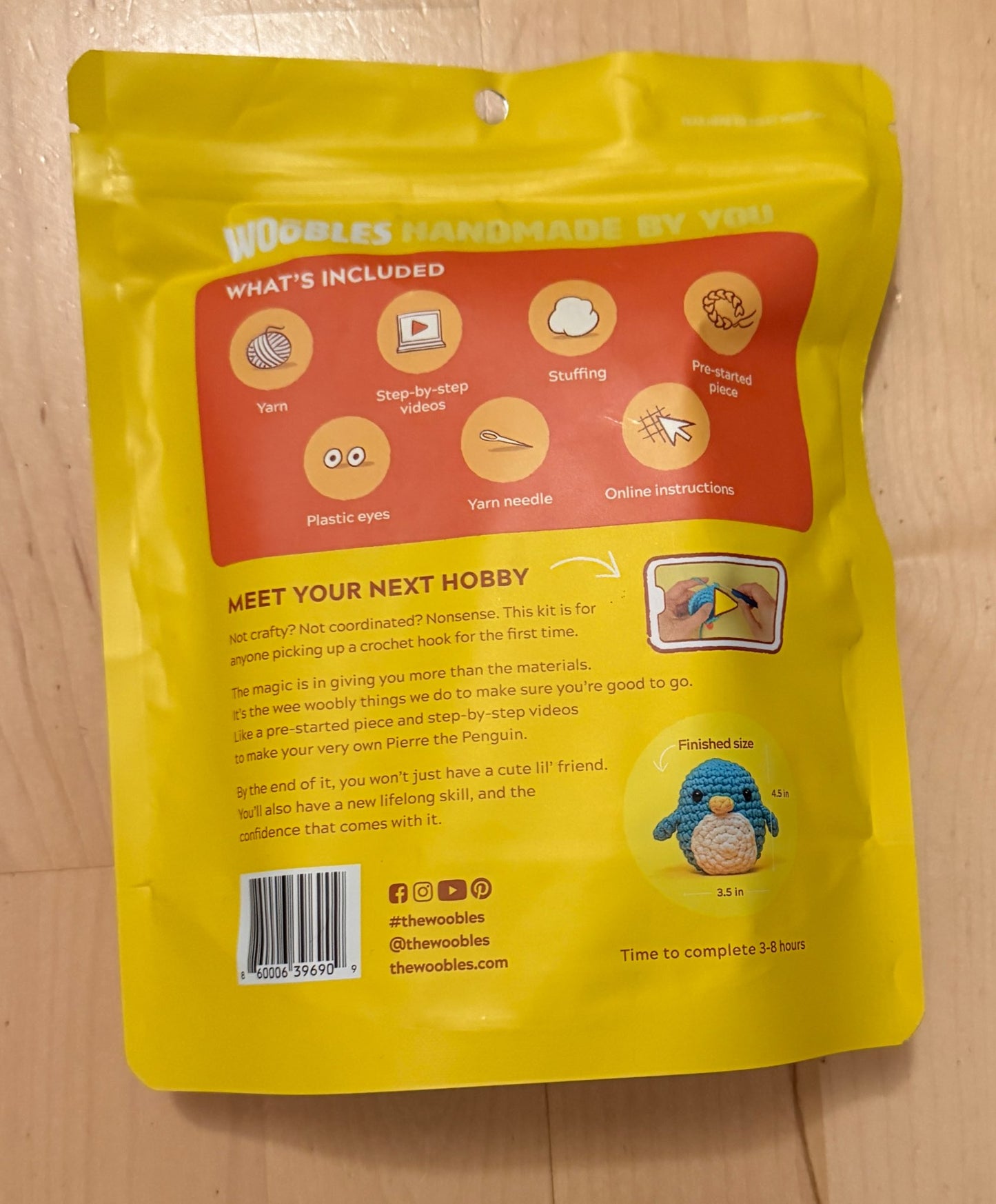 Woobles Crochet Kit (Penguin)