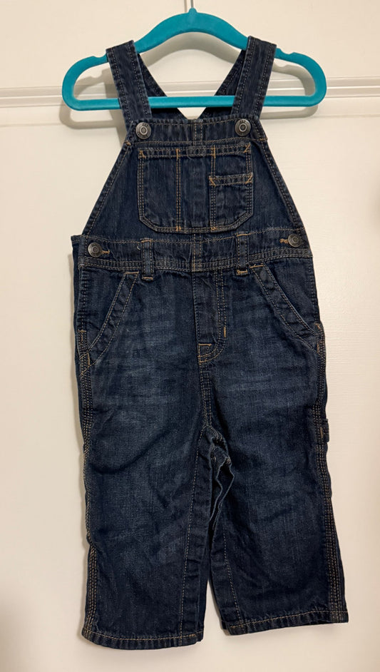 Gap Denim Overalls Size 12-18M, Kids 18 Month (12-18M)
