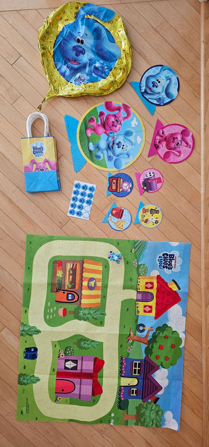 Blue's Clues Party Decor and Playmat Bundle