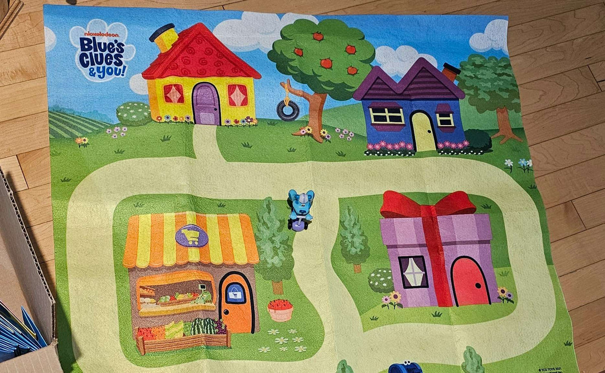 Blue's Clues Party Decor and Playmat Bundle