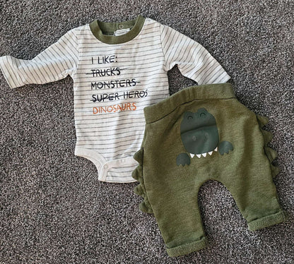 Matching Monster set Newborn Baby Boy, Kids Newborn