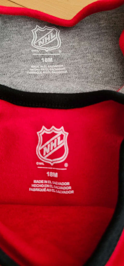 Bundle of Calgary Flames Bodysuit Shirts 18m Unisex, Kids 18 Month (12-18M)