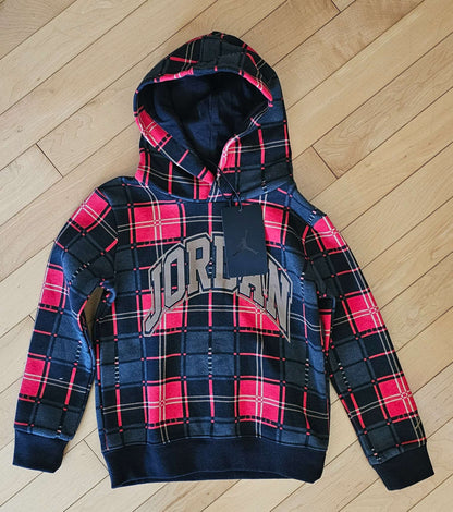 [NEW] Jordan Plaid Hoodie 3T , Kids 3T