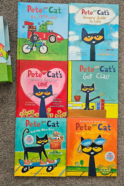 Pete the Cat's Groovy Box of Books (6 Hardcovers)