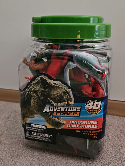 Big Bucket of Dinosaurs- 40 pieces