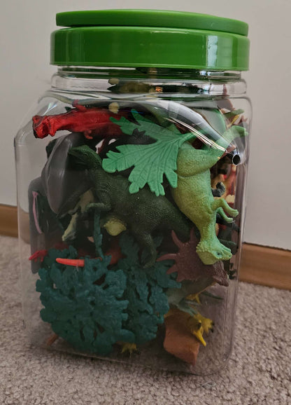 Big Bucket of Dinosaurs- 40 pieces