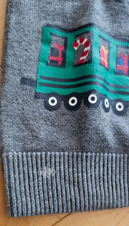 North Pole Express Holiday Train Print Crewneck 5T/6 Unisex, Kids 5/5T