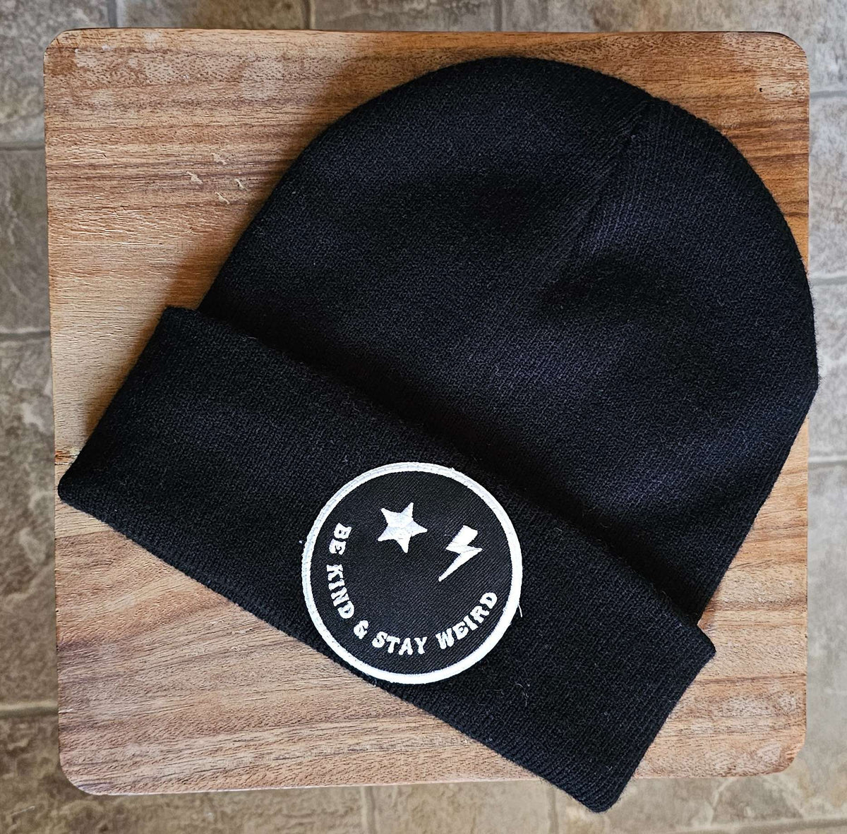 [NEW] Black Patch Toque Youth 5-10 years Unisex