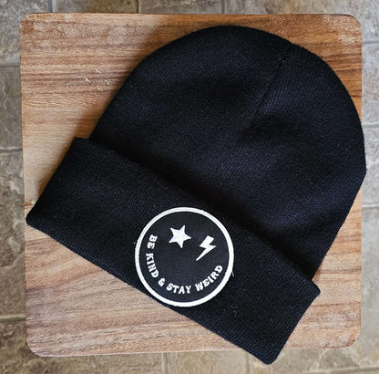 [NEW] Black Patch Toque Youth 5-10 years Unisex