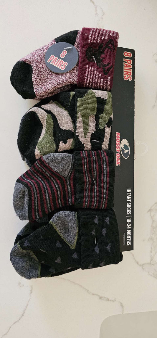 [NEW] Toddler socks 8-pack 12-24m