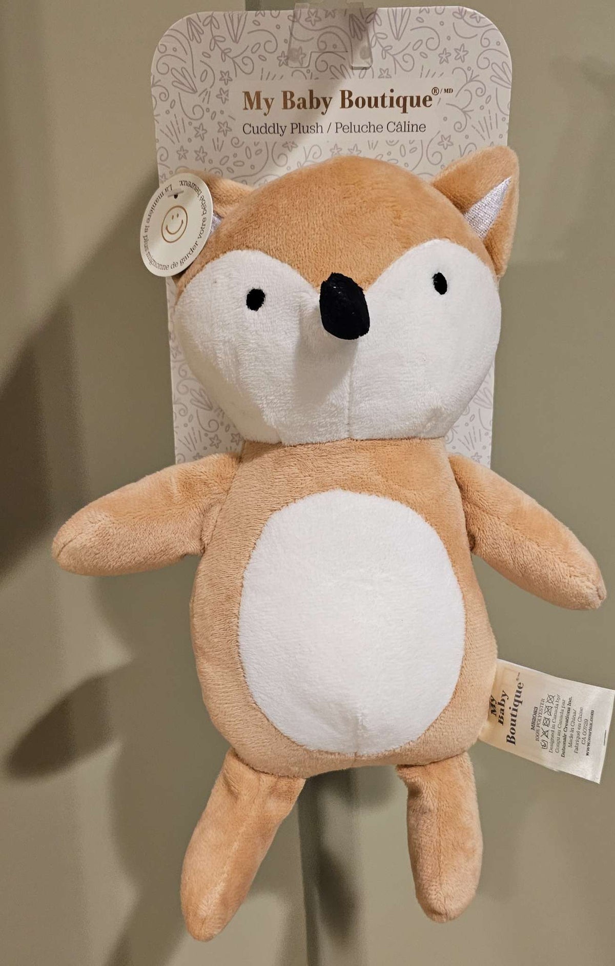 [NEW] My Baby Boutique Cuddly Fox Plush