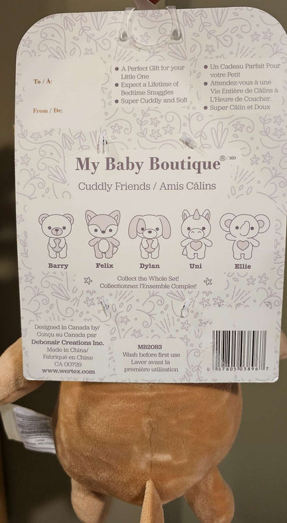 [NEW] My Baby Boutique Cuddly Fox Plush