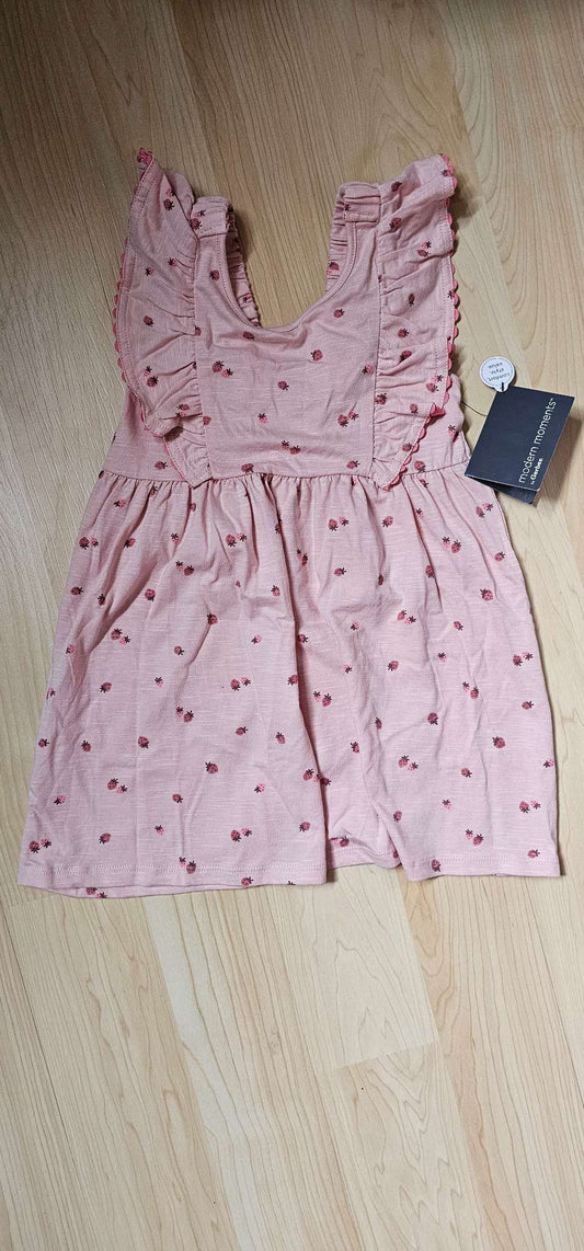 [NEW] Ruffle Strawberry Dress 3T, Kids 3T