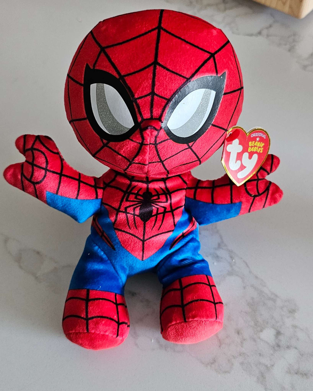 [NEW] Ty Marvel Spider-Man Beanie Baby