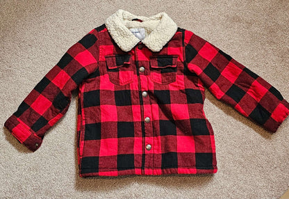 Buffalo Plaid Jacket 5T Unisex, Kids 5/5T