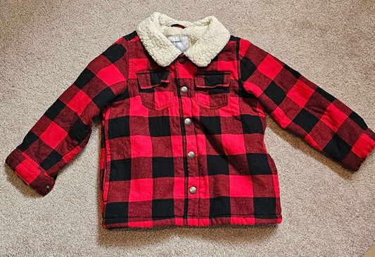 Buffalo Plaid Jacket 5T Unisex, Kids 5/5T
