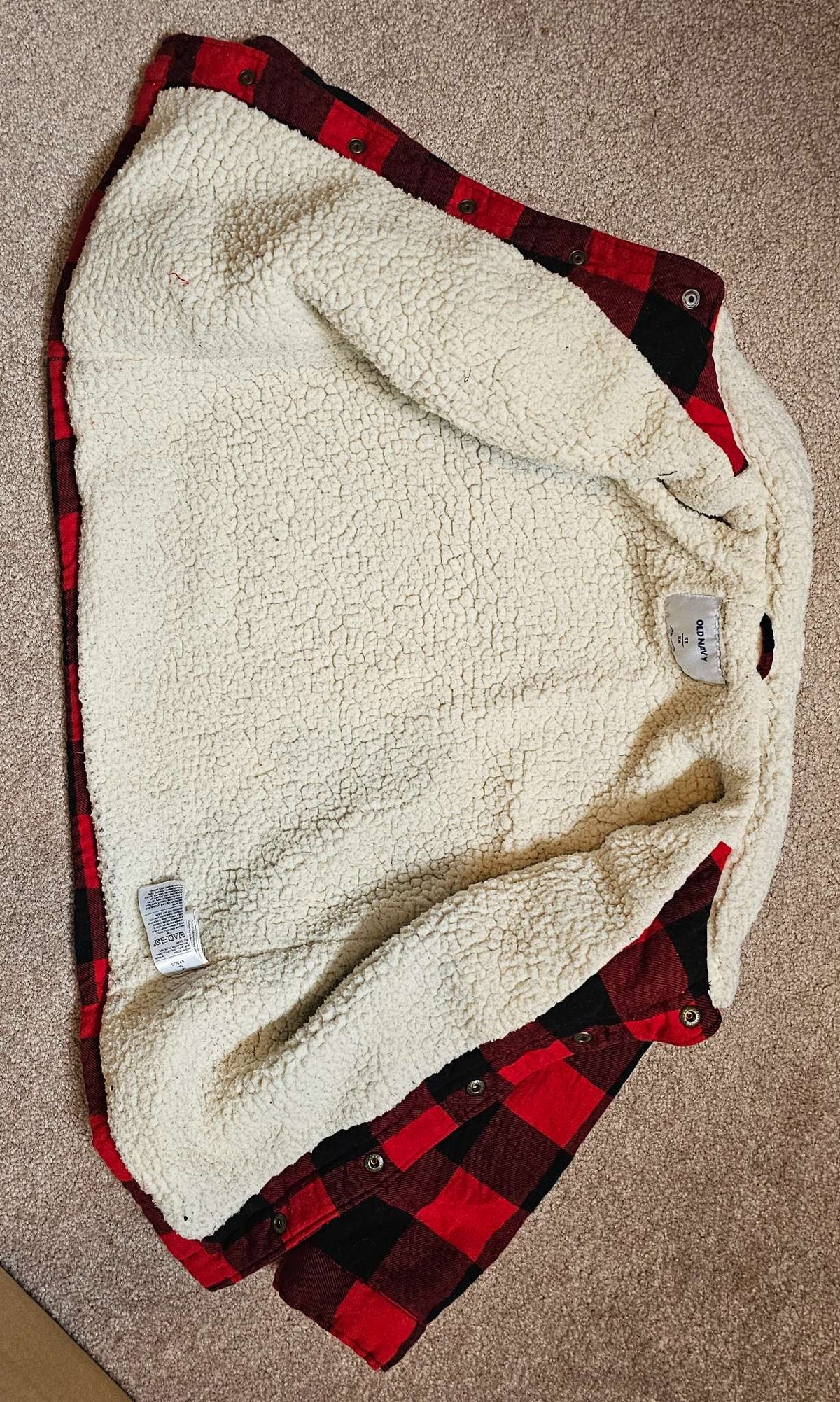 Buffalo Plaid Jacket 5T Unisex, Kids 5/5T
