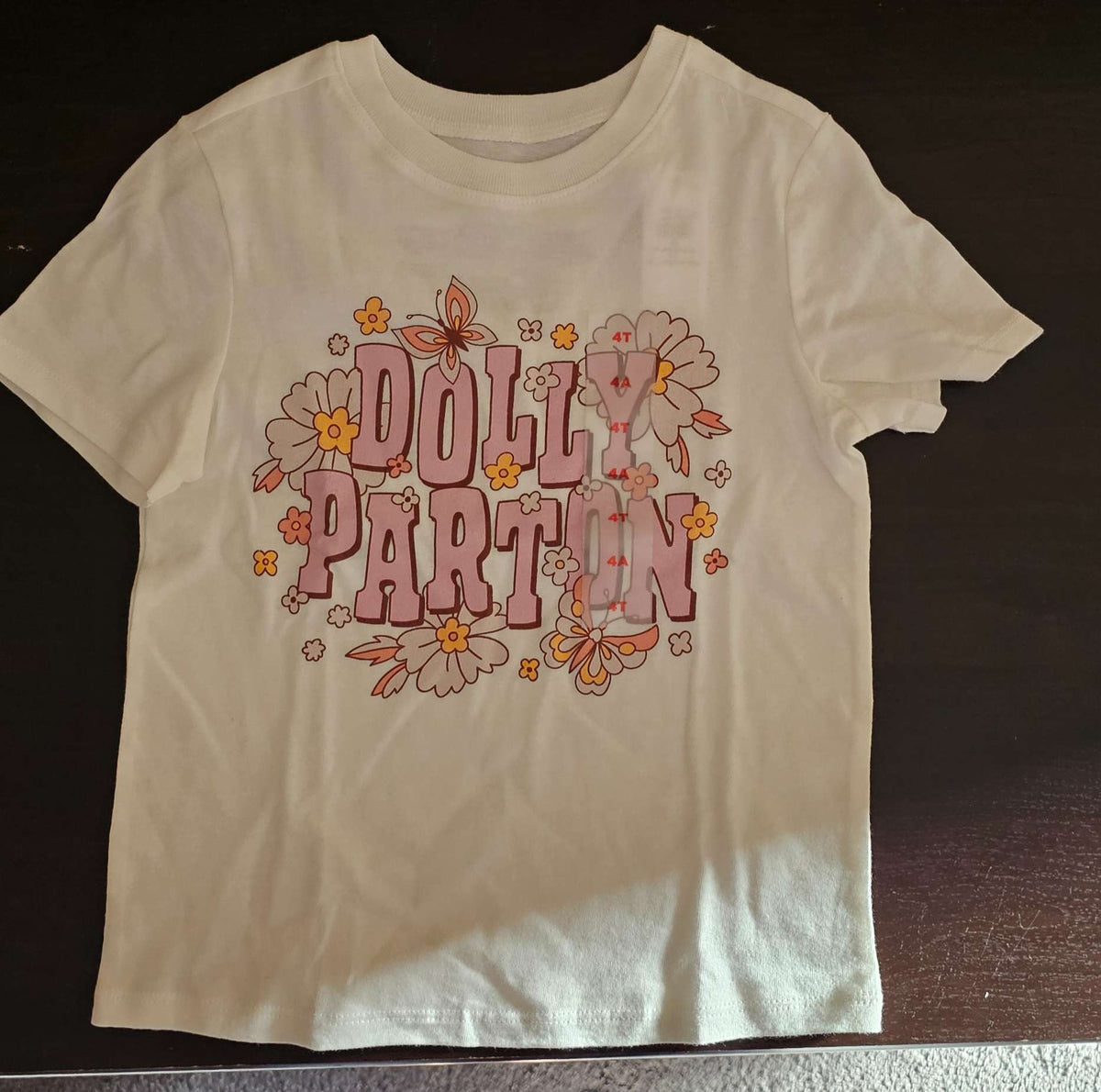 [NEW] Dolly Parton Graphic T-shirt 4T, Kids 4/4T