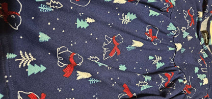 Baby girl LS Holiday Print Dress 12m, Kids 12 Month (9-12M)
