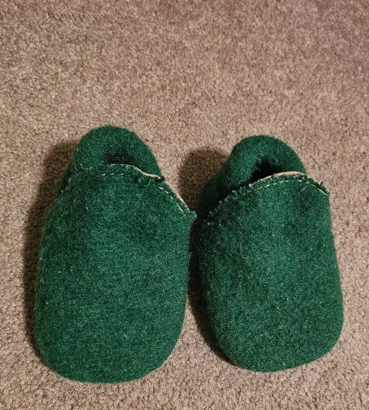 Wool Loafers size 3/4 (5") Locally Made Unisex, Shoes 3.5 (Baby: 0-12 mth)