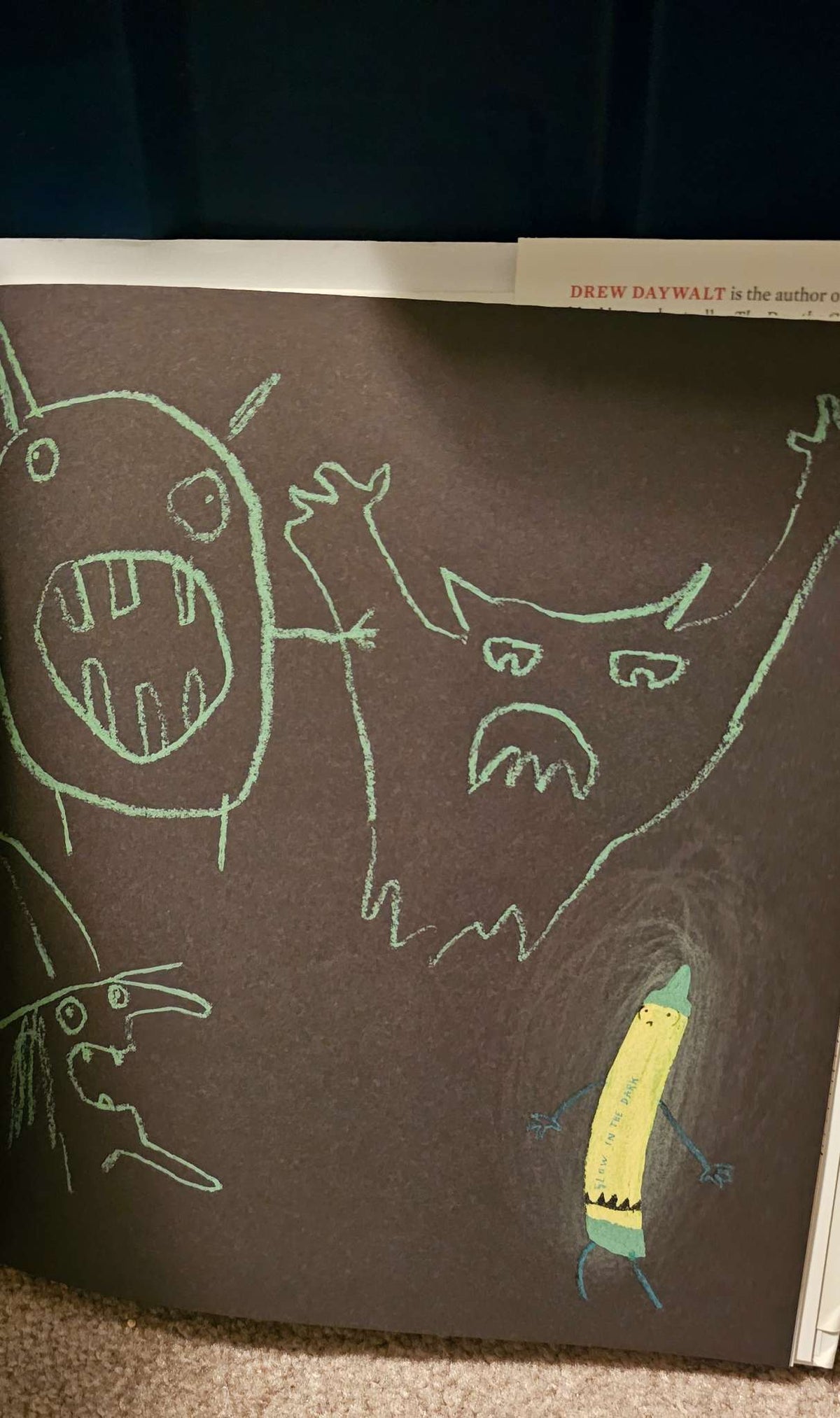 The Day the Crayons Came Home Hardcover w/Glow in Dark