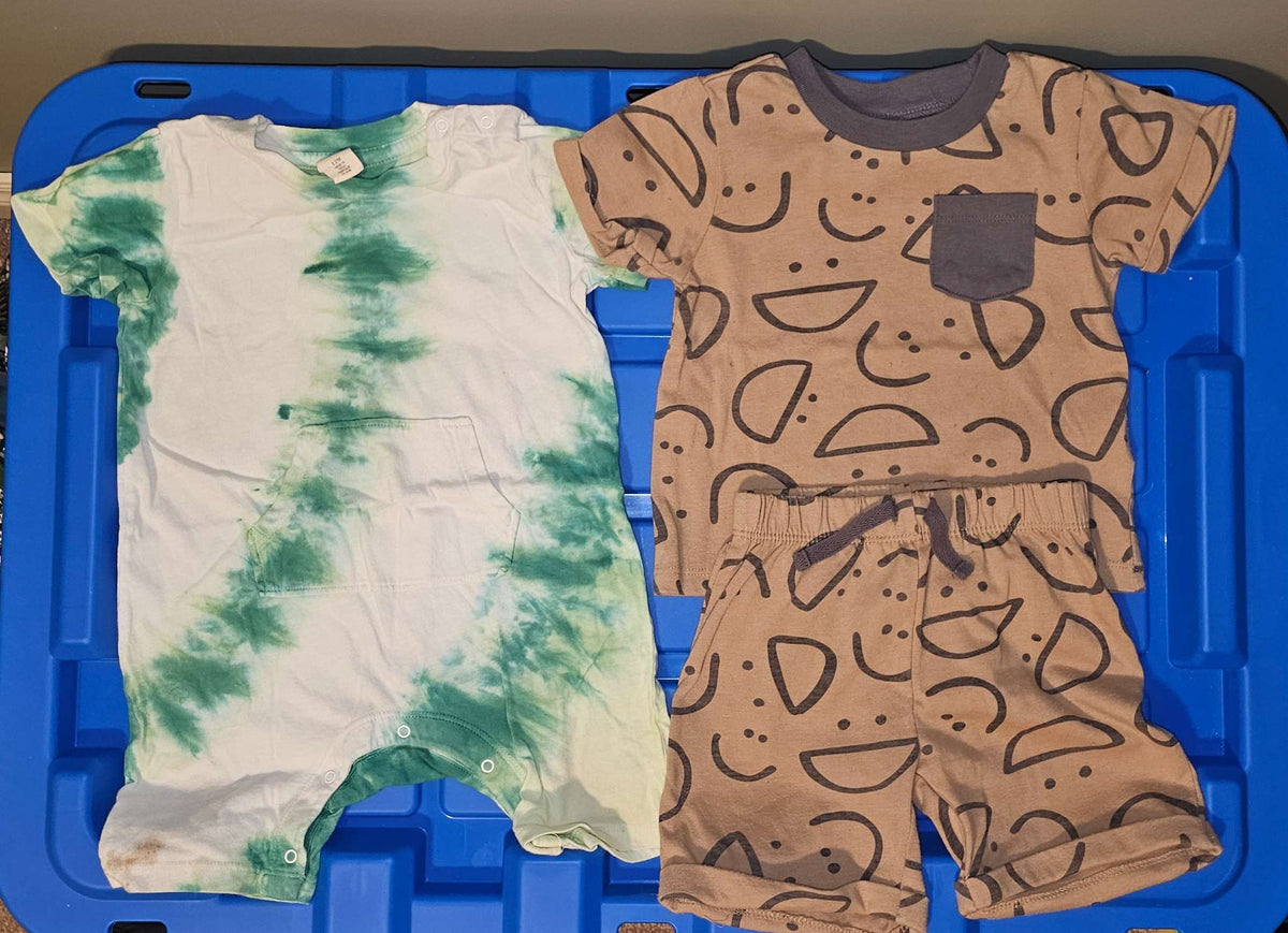 Bundle of 2 summer outfits 12m Unisex, Kids 12 Month (9-12M)