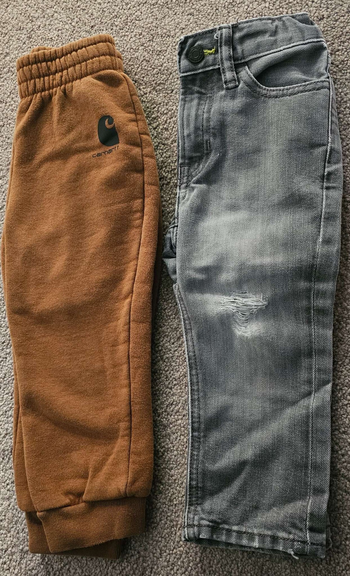 Bundle of Boys carhartt sweatpants and jeans 18-24m, Kids 24 Month (18-24M)
