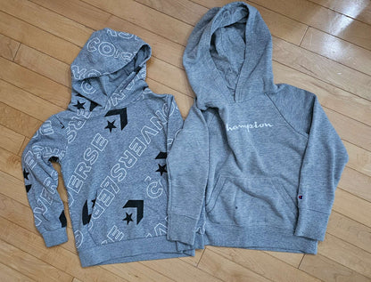Bundle of Athletic Hoodies Converse Champion 5-6yrs Unisex, Kids 6/6X