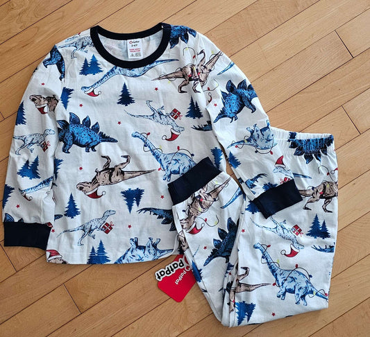 Christmas 2-piece Dinosaur Pajamas 3-4yrs , Kids 3T