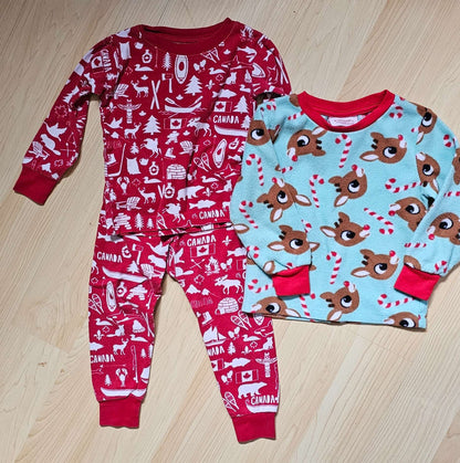 Bundle of 3pc PJs Size 2T Unisex, Kids 2T