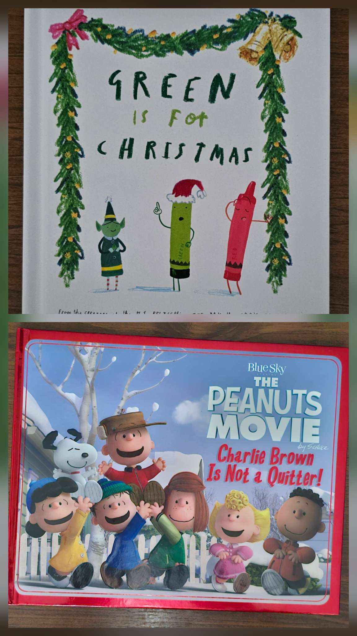 Bundle of Christmas Books - Charlie Brown and Crayons
